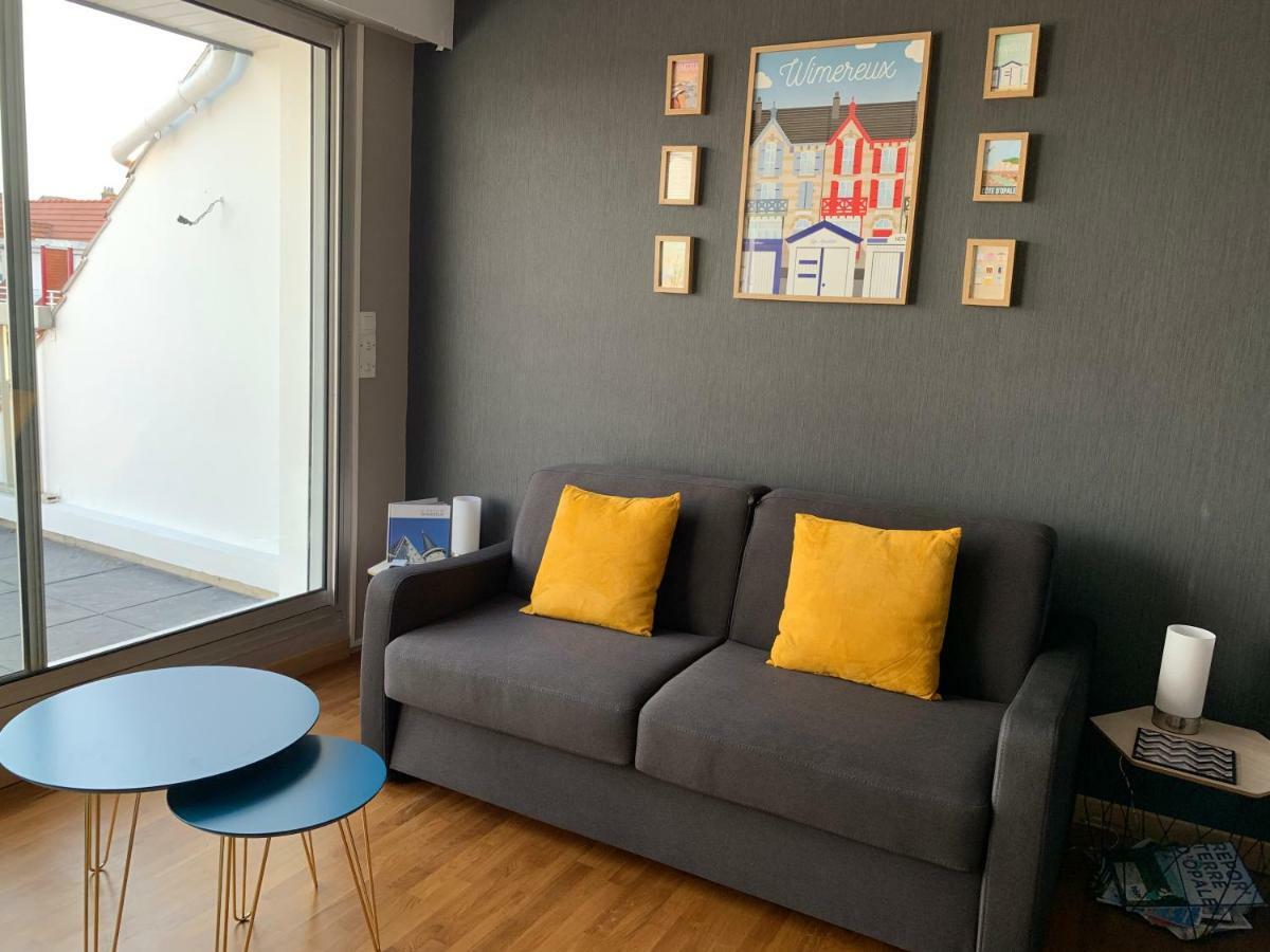 Apartament La Terrasse Vue Mer Du 42 Ferber, Plein Sud Wifi Wimereux Zewnętrze zdjęcie